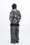 Ricot Shirring Camo MA-1 Jumper