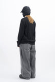 Ove herringbone side tuck pants