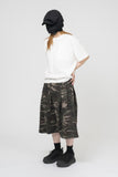 Er camo Pintuck Bermuda Pants
