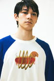 [AG] Hotdog Graphic Ringer Half Tee