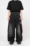 Harville Curve Cut Pocket Denim