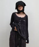 Check Sleep Long Sleeve