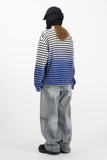 Petry Gradient Crop Long Sleeve T-Shirt