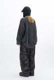 Cell Stone Washed Waffle Long Sleeve T-Shirt