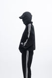 Stua Velour Velvet Set-Up Zip-Up