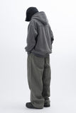 Lever Knee Pintuck Washed Cotton Pants