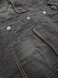Ash Grey Denim Jacket