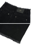 CUT OFF DENIM PANTS