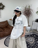 Riked Printing Short Sleeve T-Shirt