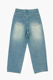 Light tin washed denim