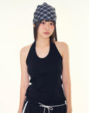 Coast halterneck ribbed top