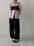 Dolphin Stripe Overfit Shirt