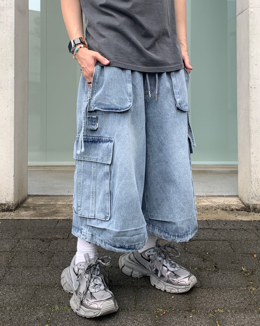 【KOOLOSET】Thorns Dirring Bermuda Denim KOOLOSET (クロゼット) - ソンズダーリングバミューダデニム