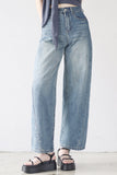 Modi cut wide denim pants