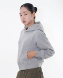Round rivet sweat hoodie