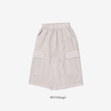 Noir wide cargo pants
