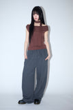 Thira stripe 2-way tee