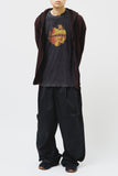 Record Pleats Zip Hoodie