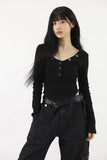 Lena Deep V Snack Tee