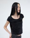 U-NECK LOGO T-SHIRT
