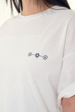 Plum smile printing t-Shirt