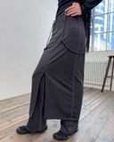 MIX RIBBED SLEEVELESS LONG DRESS