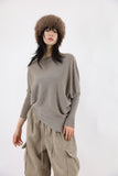 Hardy Unbalanced Drape Knit