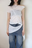 Three Way Shoulder Wrap Tee