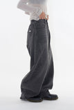 Side custom denim banding pants