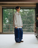 Patched Double Knee Cotton Pants
