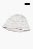 Pearl knit bucket hat