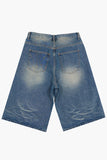 Brann denim bermuda pants
