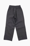 Reto stripe pintuck pants