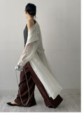 Dog Stripe Boat Neck Sleeveless