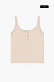 Tanoa button sleeveless top