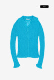 Solune net collor cardigan