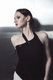 ode dual button halter sleeveless