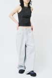 (W) Leaf Sleeveless