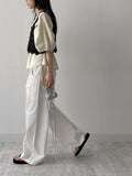 Punching See-through Knit Vest
