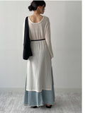 Note Two Way See-Through Knit One Piece