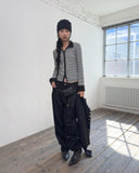 CUFFS COLLAR CARDIGAN T-SHIRT