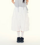 Opening utility bermuda pants