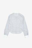 Caelum collar striped shirt
