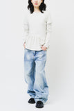 (W) Musk Shirring Top