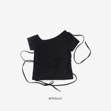 Belle Unbalance Strap T-Shirt