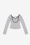 Calvia number crop tee