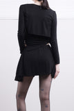 Solen cardigan + sleeveless + short pants set