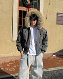 Laurent Raccoon Bomber Padding