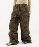 Cargo printed military pants