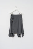 (W) Tap Striped Skirt